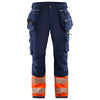 Blaklader 1993 Hi-Vis 4-Way Stretch Holster Pocket Work Trousers Only Buy Now at Workwear Nation!