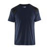 Blaklader 3379 T-shirt de travail à col rond en coton bicolore Achetez uniquement maintenant chez Workwear Nation !