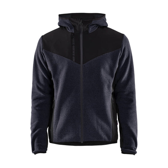 Blaklader 5940 Knitted Part Softshell Hooded Work Jacket Only Buy Now at Workwear Nation!
