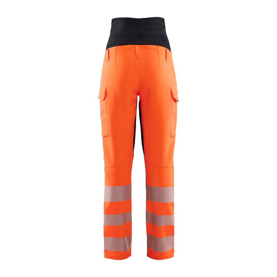 Blaklader 7100 Womens Hi-Vis 4-Way Stretch Maternity Work Trousers Only Buy Now at Workwear Nation!