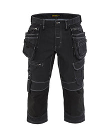  Blaklader X1900 1991 3/4 Length Stretch Knee Pad Holster Pocket Pirate Trousers Only Buy Now at Workwear Nation!