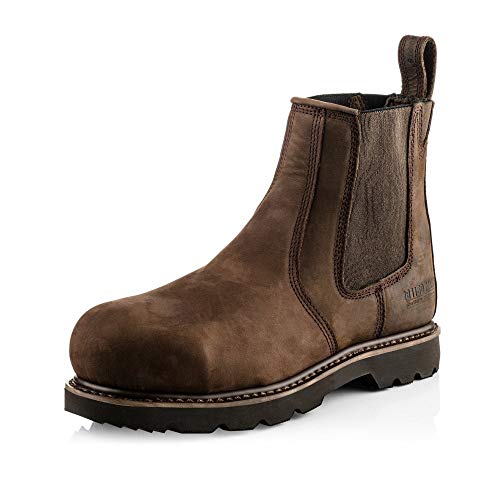 Buckler B1150SM Buckflex Safety Work Dealer Boots Chocolate (Sizes 4-13) Only Buy Now at Workwear Nation!