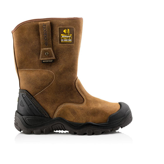 Buckler BSH010 S3 HRO SRC WRU Brown Safety Rigger Boot Only Buy Now at Workwear Nation!