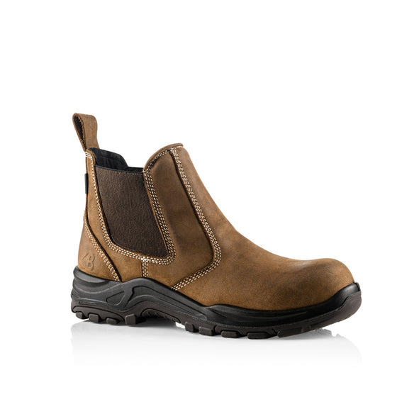 Buckler Nubuckz DEALERZ S3 Brown Lightweight Waterproof Safety Dealer Boot Only Buy Now at Workwear Nation!