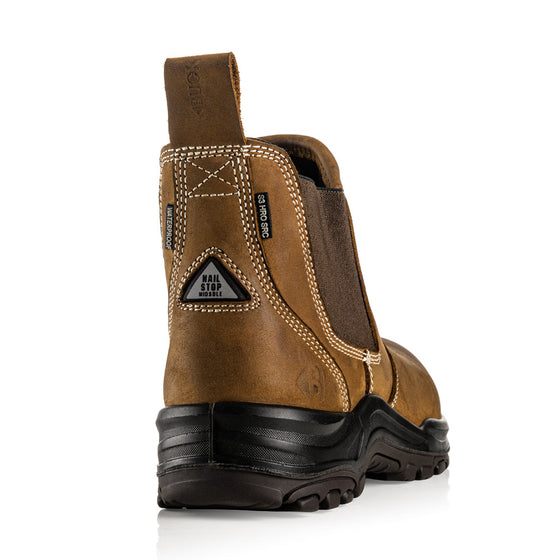 Buckler Nubuckz DEALERZ S3 Brown Lightweight Waterproof Safety Dealer Boot Only Buy Now at Workwear Nation!