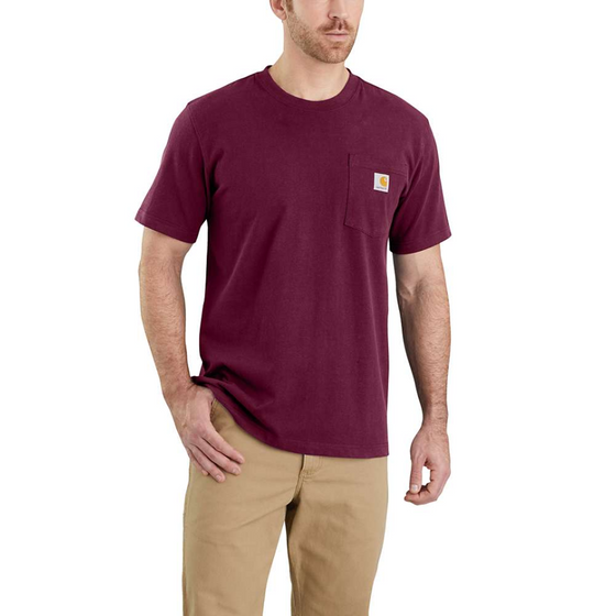 Carhartt Men's Force Relaxed Fit Midweight Short Sleeve Pocket T-Shirt,  Magenta Agate, Medium : : Clothing, Shoes & Accessories