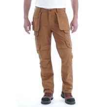  Carhartt 103337 Steel Rugged Flex Relaxed Fit Holster Pocket Work Pant Brown Only Buy Now at Workwear Nation!