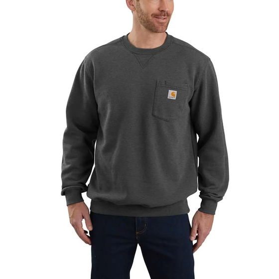 Carhartt 103852 Loose Fit Midweight Crew Neck POcket Sweatshirt Only Buy Now at Workwear Nation!
