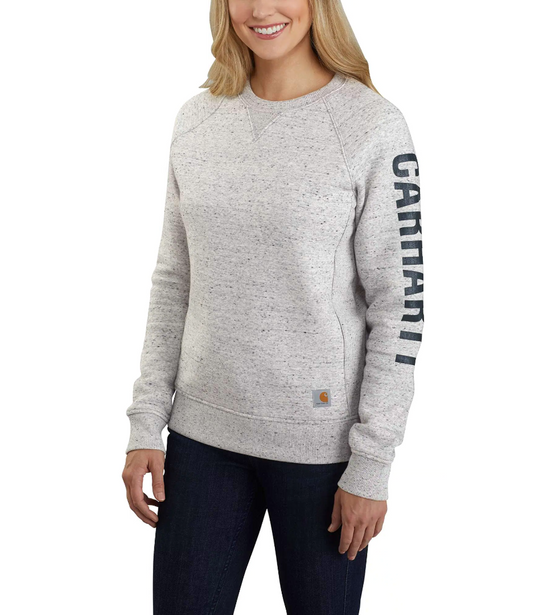 Carhartt 104410 Relaxed Fit Midweight Crew Neck Logo Sweatshirt Fleece Only Buy Now at Workwear Nation!