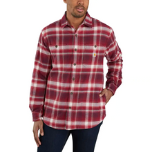  Carhartt 104913 Rugged Flex Relaxed Fit Midweight Flannel Fleece Lined Shirt Only Buy Now at Workwear Nation!