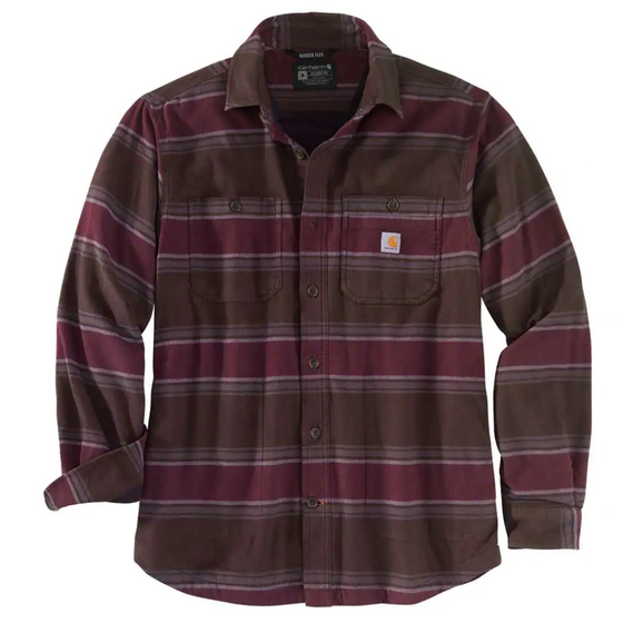 Carhartt 104913 Rugged Flex Relaxed Fit Midweight Flannel Fleece Lined Shirt Only Buy Now at Workwear Nation!