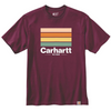 Carhartt 105910 Relaxed Fit Heavyweight Short Sleeve Line Graphic T-shirt Only Buy Now at Workwear Nation!