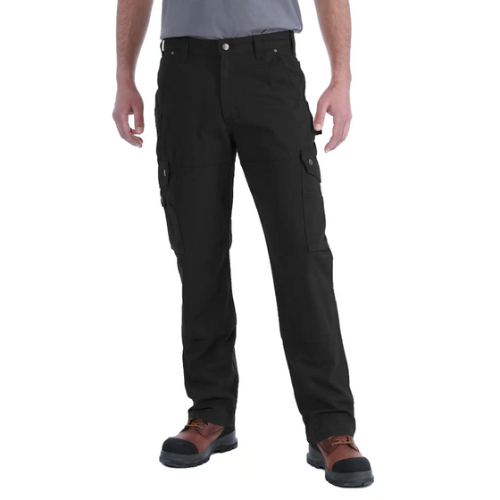 Carhartt B342 Relaxed Fit Ripstop Cargo Work Pant Trouser Black Only Buy Now at Workwear Nation!