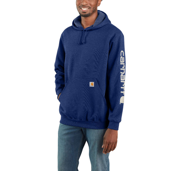 Carhartt K288 Loose Fit Midweight Logo Sleeve Graphic Hoodie Only Buy Now at Workwear Nation!