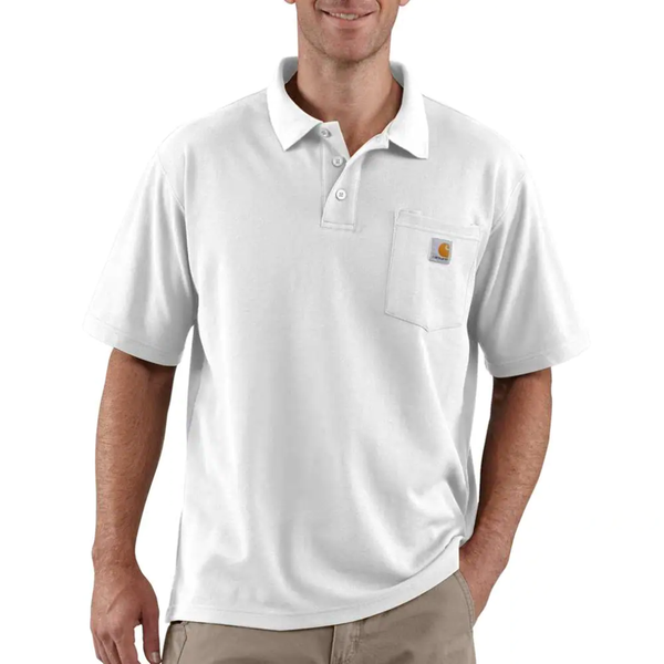 Carhartt K570 Loose Fit Midweight Short Sleeve Pocket Polo T Shirt