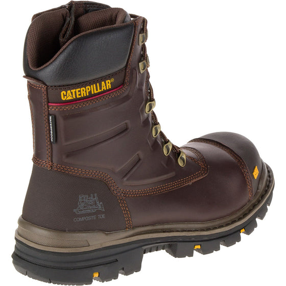 Caterpillar CAT Premier High Leg Combat Safety Work Boot - Side Zip Only Buy Now at Workwear Nation!