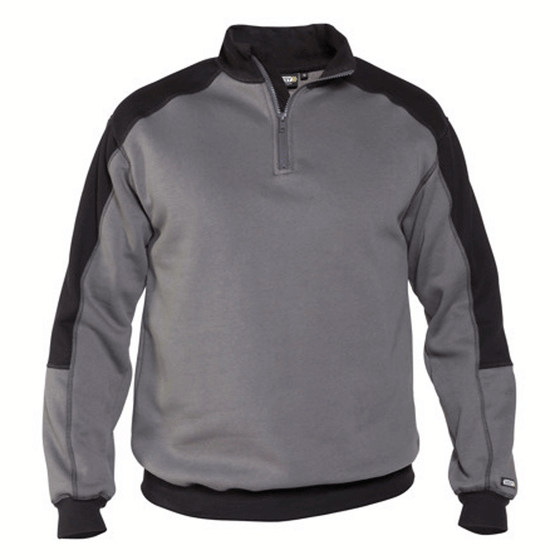 DASSY Basiel 300358 1/4 Zip Two-Tone Sweatshirt Various Colours Only Buy Now at Workwear Nation!