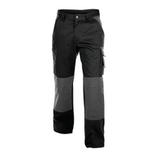  DASSY Boston 200426 Two-Tone Kneepad Trousers Black/Grey Only Buy Now at Workwear Nation!