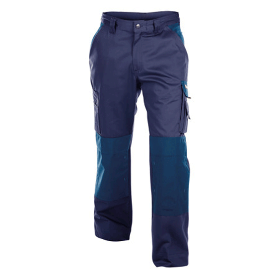 DASSY Boston 200426 Two-Tone Kneepad Trousers Navy Blue/Royal Only Buy Now at Workwear Nation!