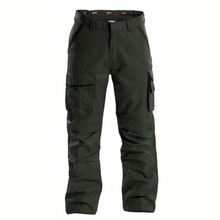  DASSY Connor 200893 Canvas Kneepad Work Trousers Moss Green Only Buy Now at Workwear Nation!