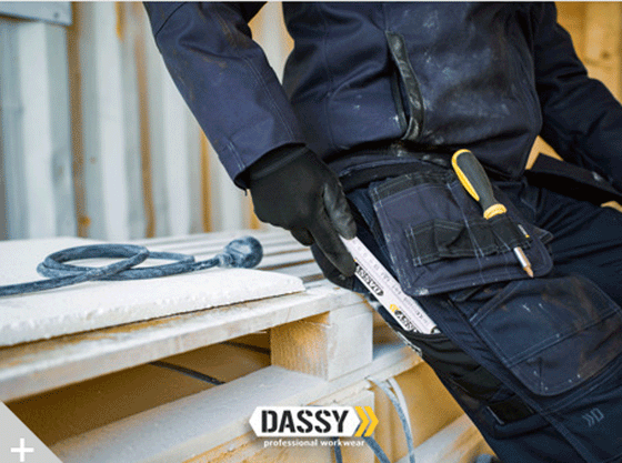 DASSY Connor 200893 Canvas Kneepad Work Trousers Moss Green Only Buy Now at Workwear Nation!