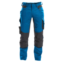  DASSY Dynax 200980 Stretch Kneepad Work Trousers Azure Blue Only Buy Now at Workwear Nation!