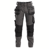 DASSY Flux 200975 Pantalon de travail extensible avec poche holster et genouillère Gris/Noir Achetez maintenant chez Workwear Nation !