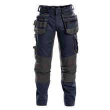 DASSY Flux 200975 Stretch Holster Pocket Kneepad Work Trousers Navy Blue Only Buy Now at Workwear Nation!