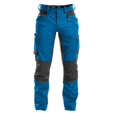  DASSY Helix 200973 Stretch Work Trousers Azure Blue Only Buy Now at Workwear Nation!