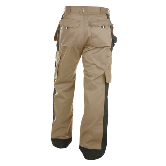 DASSY Seattle 200428 Multi-Pocket Holster Pocket Kneepad Trousers Khaki Only Buy Now at Workwear Nation!