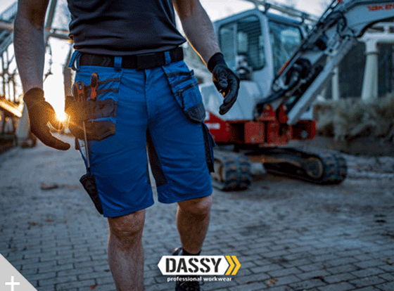 DASSY Trix 250083 Sretch Multi-Pocket Work Shorts Various Colours Only Buy Now at Workwear Nation!