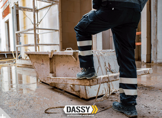 DASSY Vegas 200822 Hi-Vis Reflective Work Trousers Various Colours Only Buy Now at Workwear Nation!