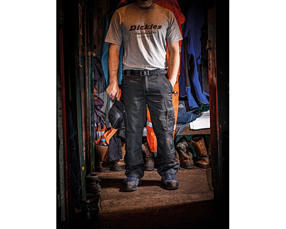Dickies Industry 300 Two Tone Work Trousers IN30030 Black Only Buy Now at Workwear Nation!