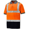 Polo de travail bicolore avec bande haute visibilité Dickies SA22076 Achetez uniquement maintenant chez Workwear Nation !