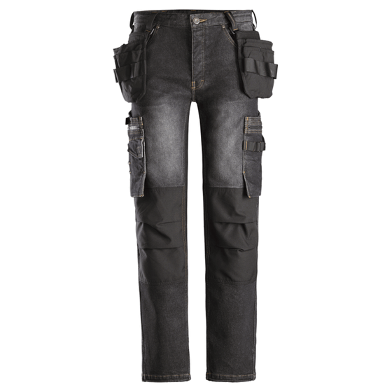 Dunderdon by Snickers P18 Stretch Denim Kneepad Holster Pocket Trousers Only Buy Now at Workwear Nation!