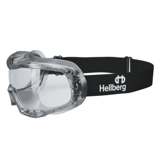 Hellberg 24034 Neon Clear Anti Fog/Scratch Safety Goggles Only Buy Now at Workwear Nation!