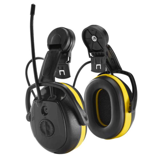Hellberg 45102 Relax AM/FM Radio Helmet Mount Ear Defenders Only Buy Now at Workwear Nation!