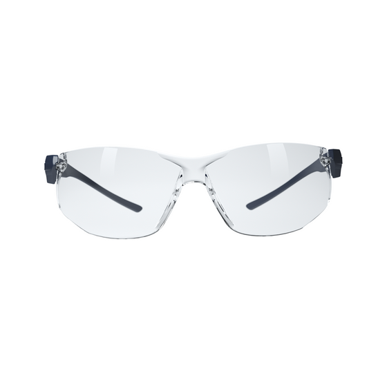 Hellberg Oganesson Industrial Safety Glasses Clear / Smoke Anti Scratch Only Buy Now at Workwear Nation!