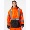 Helly Hansen 71185 UC-ME Shell Jacket Waterproof Hi-Vis Only Buy Now at Workwear Nation!