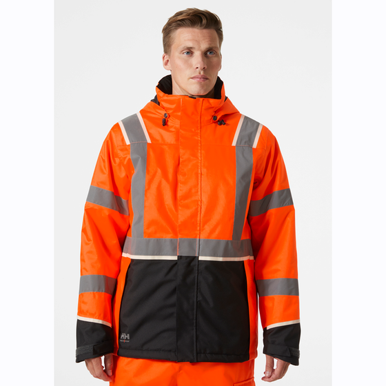 Helly Hansen 71355 UC-ME Waterproof Hi-Vis Winter Jacket Only Buy Now at Workwear Nation!