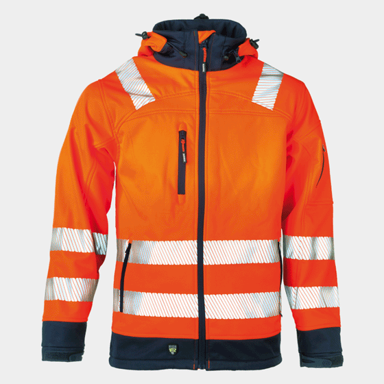 Herock Gregor Hi-Vis Water-Repellent Softshell Work Jacket Various Colours Only Buy Now at Workwear Nation!