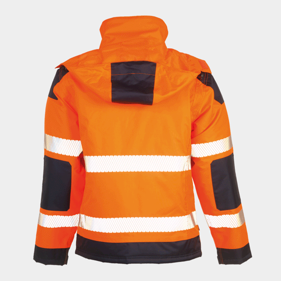 Herock Hodor Hi-Vis Multi-Pocket Work Rain Jacket Various Colours Only Buy Now at Workwear Nation!