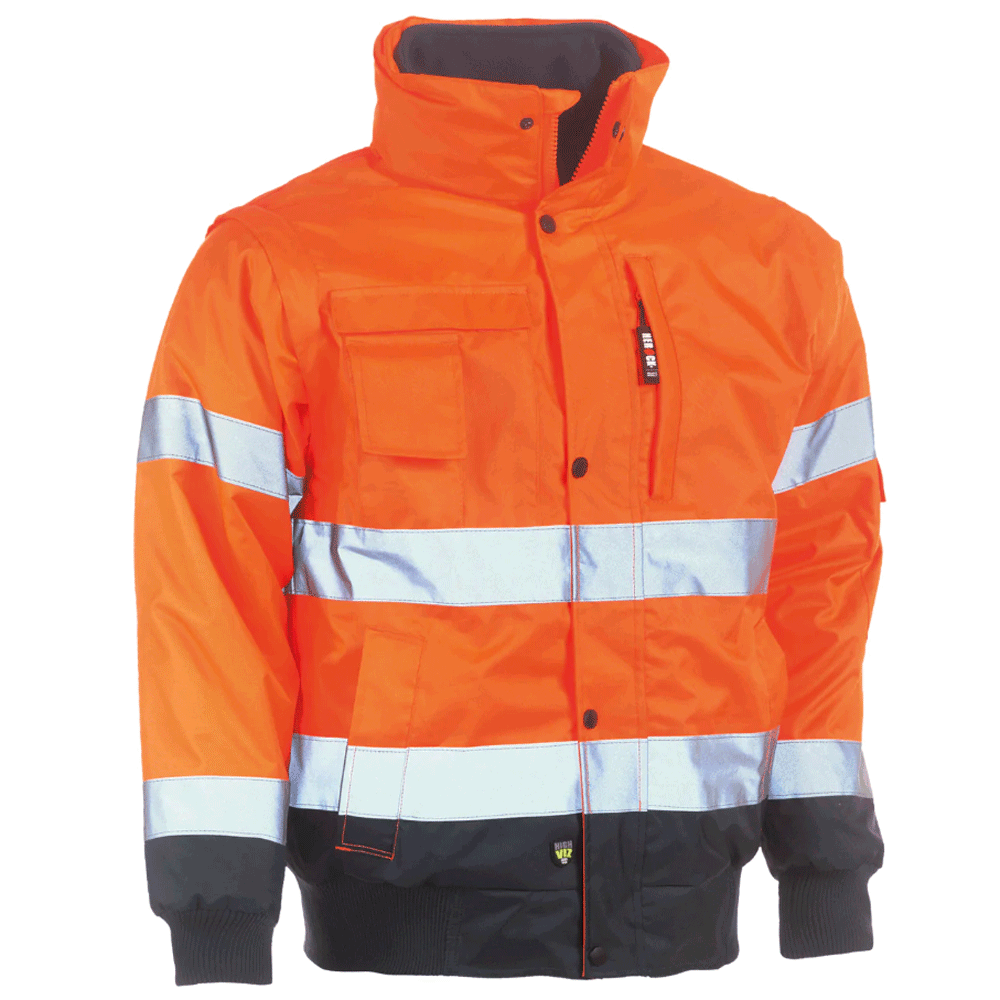 Herock Tarvos HiVis Waterproof Jacket 25MJC1801 Workwear Nation Ltd
