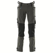  Mascot Adanced 17079 Water-Repellent Stretch Kneepad Work Trouser Grey Only Buy Now at Workwear Nation!