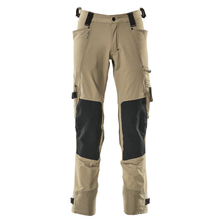  Mascot Adanced 17079 Water-Repellent Stretch Kneepad Work Trouser Khaki Only Buy Now at Workwear Nation!