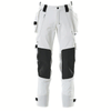 Pantalon de travail extensible hydrofuge avec poche holster Mascot Advanced 17031 Blanc Achetez uniquement maintenant chez Workwear Nation !