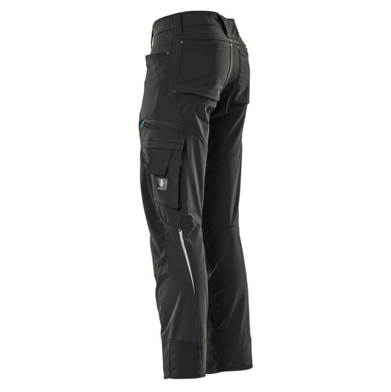 Mascot Advanced 17179 Ultimate Stretch Kneepad Work Trousers Black Only Buy Now at Workwear Nation!