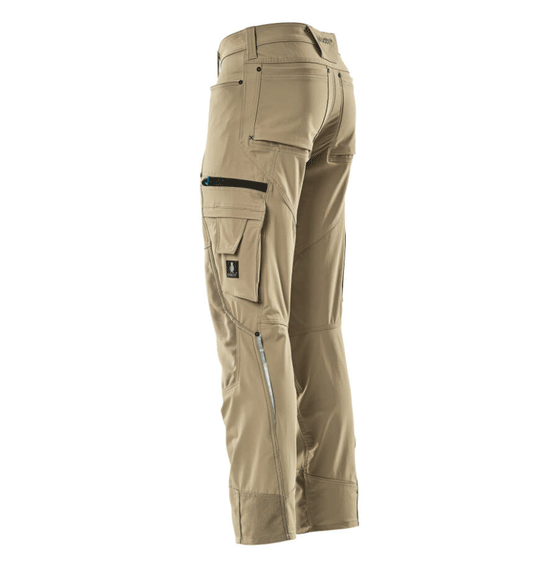 Mascot Advanced 17179 Ultimate Stretch Kneepad Work Trousers Khaki Only Buy Now at Workwear Nation!