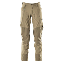  Mascot Advanced 17179 Ultimate Stretch Kneepad Work Trousers Khaki Only Buy Now at Workwear Nation!