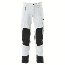  Mascot Advanced 17179 Ultimate Stretch Kneepad Work Trousers White Only Buy Now at Workwear Nation!